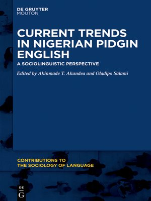 cover image of Current Trends in Nigerian Pidgin English